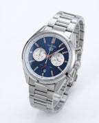 Tag heuuer Carrera white  Chronograph silver blue