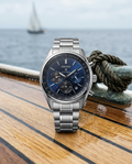 Seiko Prospex Chronograph Silver-Blue