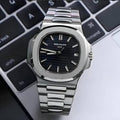 Patek phillippp_eNautilus Quartz Silver-Black