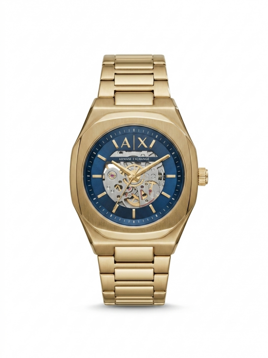 Arma_i Exchange Ax2418 Hampton Automatic gold blue