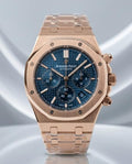 Audemars pigeeu_t royal oak chronograph Blue