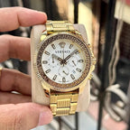 Versace Greca Action Chronograph gold white