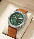 Fossii_l Bronson Chronograph Luggage Leather