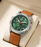 Fossii_l Bronson Chronograph Luggage Leather