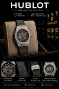 Hublot Grey skeleton auto