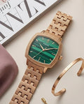 Fossii_l x Nick Jonas Ladies Rose Gold Green 02