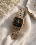 Fossii_l x Nick Jonas Ladies 2Ton Rose Gold Black