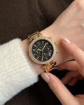 Michael_l Kors Parker Gold-Black
