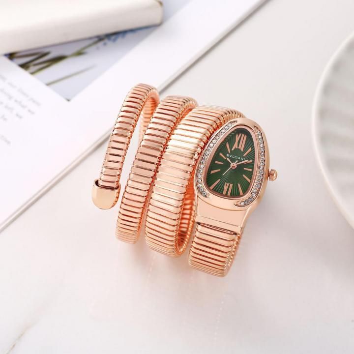 Bvlgari Serpenti Snake Gopper-Green