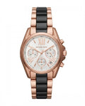 Michea_l kors bradshaw  two tone  black White Dial