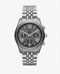 Michea_l kors Lexington Mk8602 Silver Black Dial