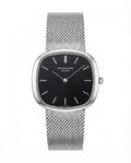 Patek philipe Ellipse Timepiece Silver Black Dial