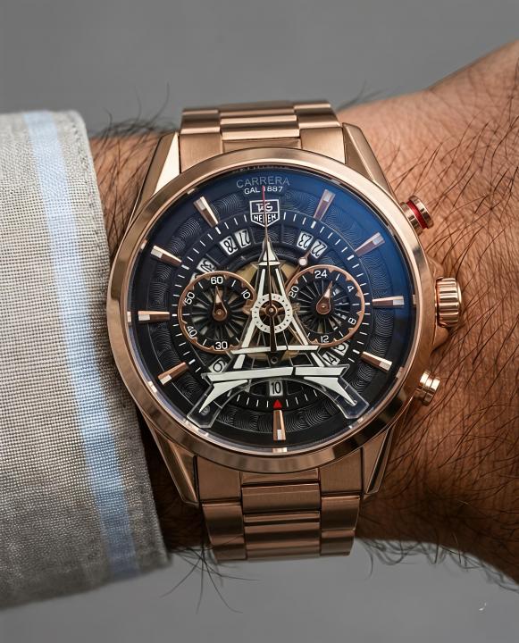 Tag Heuee_r Carrera Paris EiffelTower Copper-Black