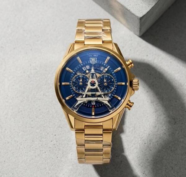 Tag Heuee_r Carrera Paris EiffelTower Gold-Black